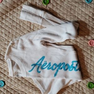 White Aeropostale Waffle Long Sleeve